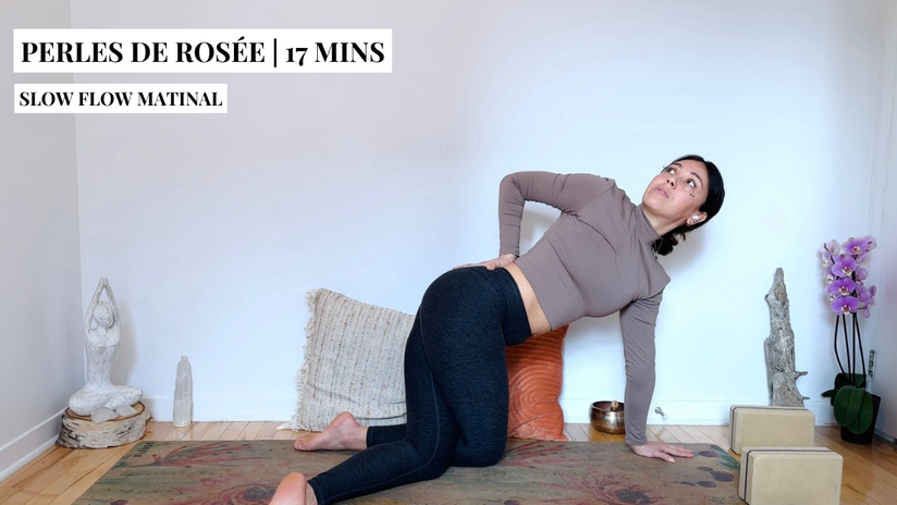 Perles de rosée | Slow flow matinal